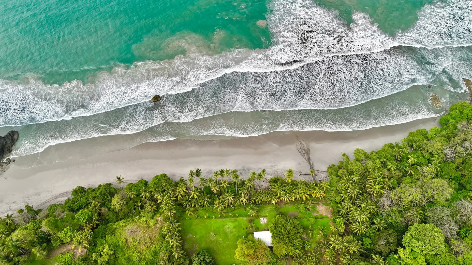 spiaggia visitabile durante un anno all'estero in Costa Rica